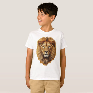 Leeuwen Gezicht Kinderen T-Shirt | Mooie Jungle Di