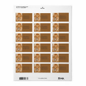 Leeuwen Gezicht Label (Full Sheet)