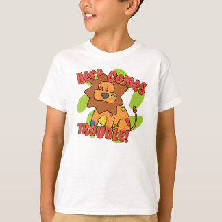 Leeuwen hier komen problemen met TShirt