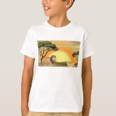 Leeuwen in de wilde T-shirt (Voorkant)