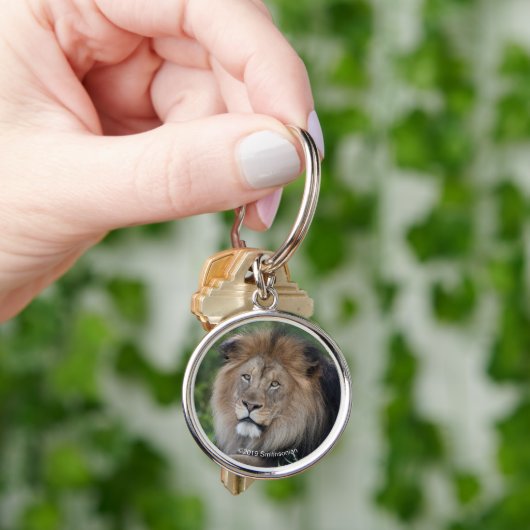 Leeuwen in een bos sleutelhanger (Hand)