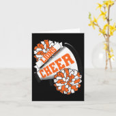 Leeuwen juichen terug naar school Cheerleading Spi Kaart (Gele Bloem)