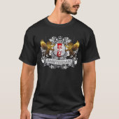 leeuwen schild t-shirt (Voorkant)