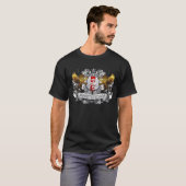 leeuwen schild t-shirt (Voorkant volledig)
