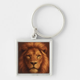 Leeuwen sleutelhanger met moed & geloof