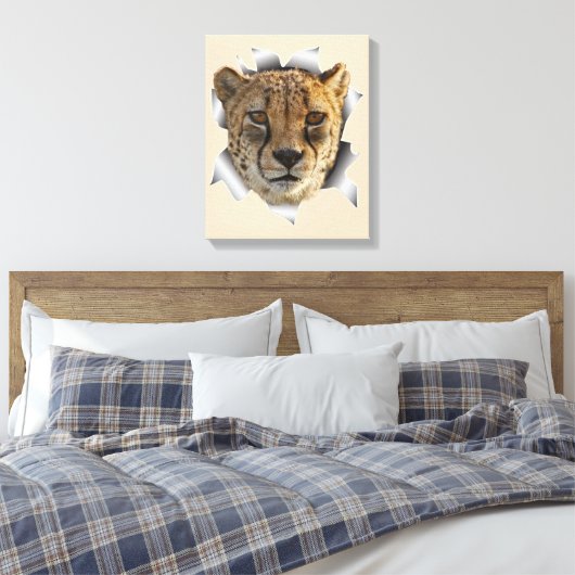 Leeuwen uit Afrika Canvas Afdruk (Insitu (Slaapkamer))