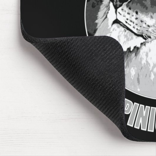 Leeuwen verliezen niet de mening van schaap muismat (Hoek)