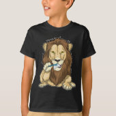 Leeuwenborstel tanden tandenborstel t-shirt (Voorkant)