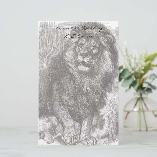 leeuwenfabriek briefpapier (Staand voorkant)