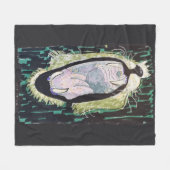 Leeuwengebrul Fleece Deken (Voorkant (Horizontaal))