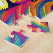 leeuwengelaatpuzzel legpuzzel (Zijkant)