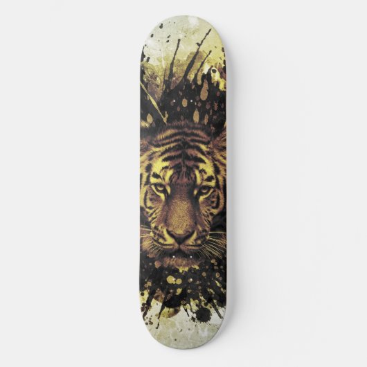 leeuwengezicht skateboard (Voorkant)