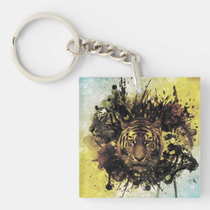 leeuwengezicht sleutelhanger