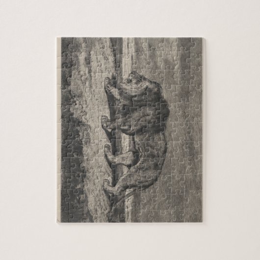  leeuwenkaart puzzel (Verticaal)