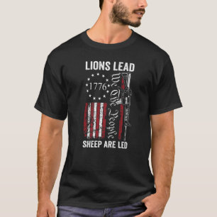 leeuwenkap wordt behandeld in de vsa Pro Pistool 2 T-shirt