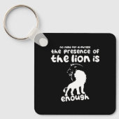 Leeuwenliefhebbers: de aanwezigheid van de leeuw i sleutelhanger (Voorkant)