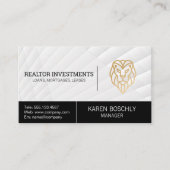 Leeuwenlogo Gouden Visitekaartje (Voorkant)