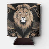 Leeuwenportret Blikjeskoeler (Voorkant)