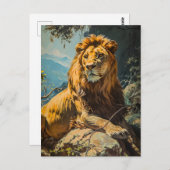  Leeuwenportret Briefkaart (Voorkant / Achterkant)