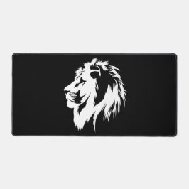 Leeuwenportret (wit) bureaumat