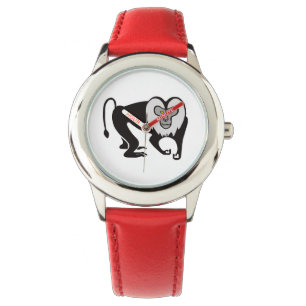 Leeuwenstaartmakaak -Wildlife - Aap - Rood Horloge