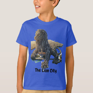 Leeuwenstad Stedelijke Architectuur Surrealistisch T-shirt