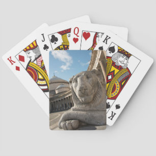 Leeuwenstandbeeld voor San Francesco di Paola Pokerkaarten