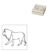 leeuwenstempel 	rubberstempel (Gestempeld)