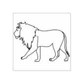 leeuwenstempel 	rubberstempel (Afrduk)