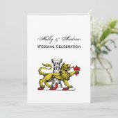 Leeuwentoren Fleur de Lis Kam Embleem C Kaart (Staand voorkant)