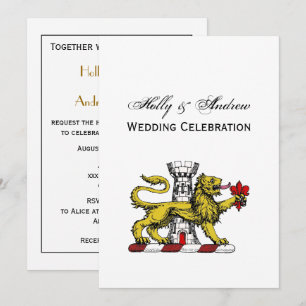 Leeuwentoren Fleur de Lis Kam Embleem C Kaart