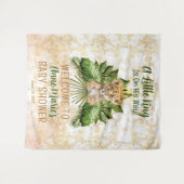 Leeuwenwelp Een Kleine Koning Komt Achter De Water Wandkleed (Voorkant (horizontaal))