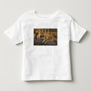 Leeuwenwelpen op stam kinder shirts