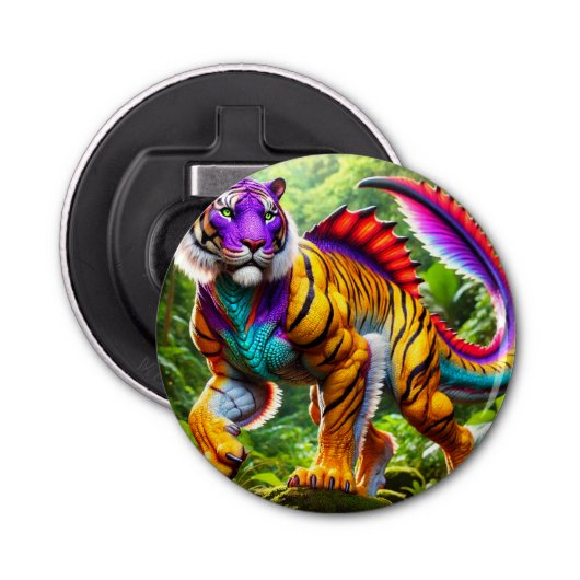 Leeuwenwezen Button Flesopener (Voorkant)