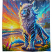 Leeuwenwezen Douchegordijn (Voorkant)