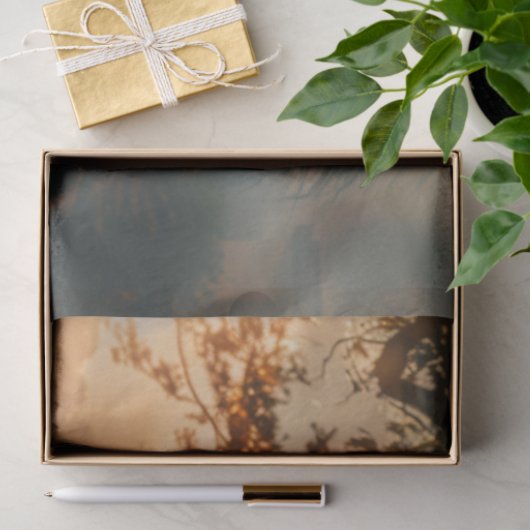 Leeuwenwoud boven blootstellingsdecoupage tissuepapier (Geschenk)