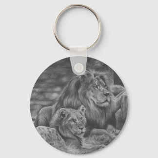 Leeuwfamilie Sleutelhanger