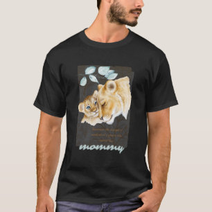 Leeuwin Met Een Leeuwenwelp Voor Moederdag T-shirt