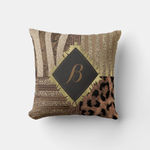 Leeuwin Safari Chic Jungle Glam Moderne Glans Kussen