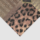 Leeuwin Safari Oerwoud Glam Modern Gold Sparkle Tissuepapier (Detail)