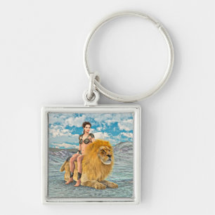 Leeuwinnekas Fantasie Sleutelhanger