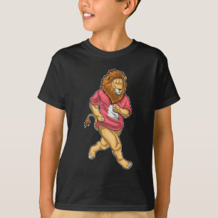 Leeuwloper Hardloop Sporten T-shirt