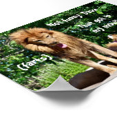 Leeuwschilfers Poster (Hoek)