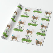 Leeuwse Oerwouden partydieren op zaterdag Cadeaupapier (Uitgerold)