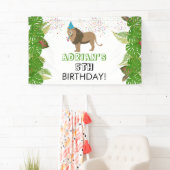 Leeuwse Oerwouden partydieren op zaterdag Spandoek (Insitu)