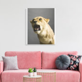Leeuwse roker 2 canvas afdruk (Insitu (Woonkamer))