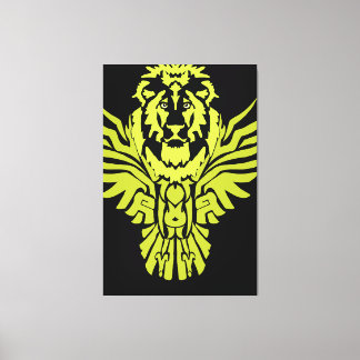 LeeuwUil Canvas Afdruk