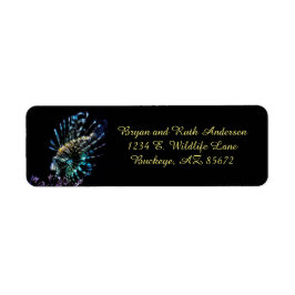 Leeuwvis zwemt etiket