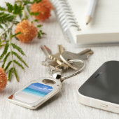 Leeward Beach | Foto van Turks- en Caicoseilanden Sleutelhanger (Zijkant)