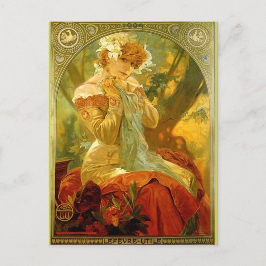 Lefevre Utile Poster 1904 Briefkaart (Voorkant)